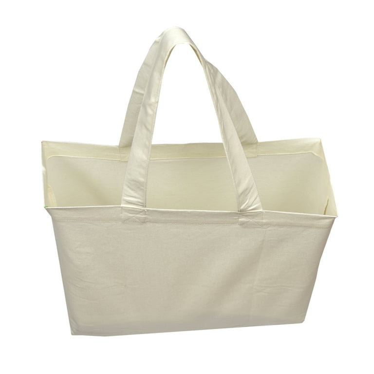 Cotton Tote Bag – Lightweight Reusable Shopping Bag, DIY Promotional Tote, Solid Color Carryall
