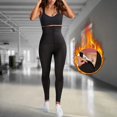 thumbnail image 3 of Junlan Women Hi-Waist Sweat Sauna Leggings, Slimming Hot Neoprene Pants, Tummy Control Shapewear Sauna Sweat Pants(Black, S), 3 of 7