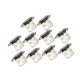thumbnail image 5 of 10 piezas de bisagras de cierre, accesorios de hardware para muebles, fácil de instalar, cierre suave Níquel blanco, 5 of 9