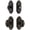 Timeless Bronze, variant on Grandeur 826489 Arc Solid Brass Single Cylinder Keyed Entry Knobset And Deadbolt Combo