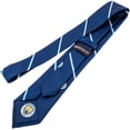 thumbnail image 4 of Manchester City FC Navy Stripe Players Tie, 4 of 6