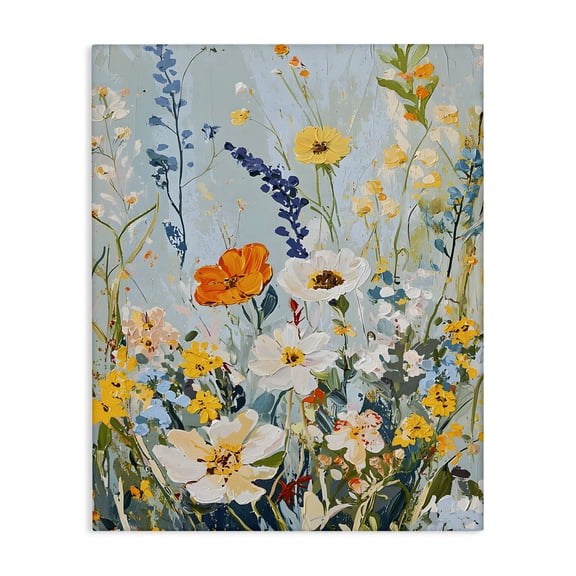 Stupell Industries Contemporary Warm Toned Flowers Canvas Art, 16 x 20, by Franklyn Gregory