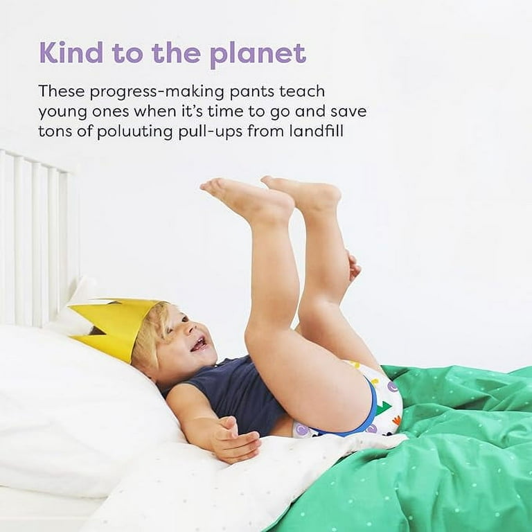Bambino Mio, revolutionaire herbruikbare trainingsbroek voor jongens en meisjes, pop, 2-3 jaar, Meerkleurig, 2-3 Jaren