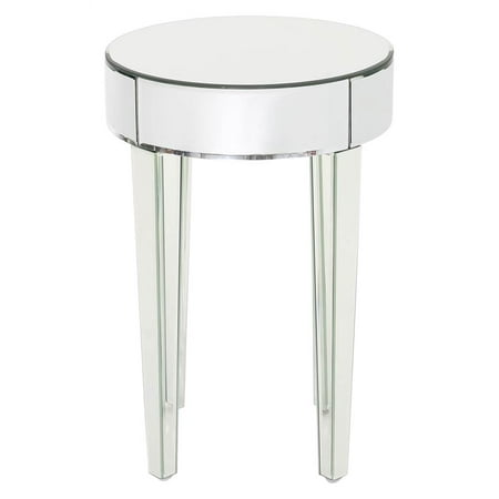 - Mirrored Round Side Table