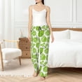 thumbnail image 5 of Uemuo Green Various Lemons Pattern Women's Wide Leg Palazzo Lounge Pants with Pockets Light Weight Loose Comfy Casual Pajama Pants-XX-Large, 5 of 9