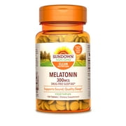 (2 pack) (2 pack) Sundown Naturals Melatonin 300 mcg, 120 Ct