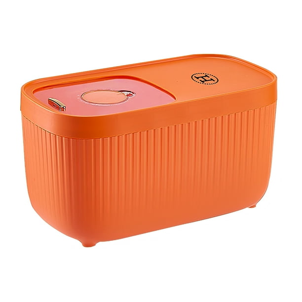 Contenedores De Almacenamiento De Alimentos, Contenedor De Almacenamiento De Arroz De Gran Capacidad, Caja De Visualización De Arroz, Caja De Harina Duradera Para Cocina Y Sala De Estar Eigraketly HA027005-03