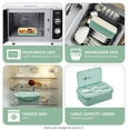 thumbnail image 4 of Cajas Bento para Adultos Fiambrera Bento de 1400 ML para niños con Cuchara y Tenedor Durable, a Prueba de Fugas para Comidas para Llevar, sin BPA y Materiales Seguros para Alimentos, 4 of 6