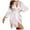 White, variant on Women's Long Sleeve French Elegant Silk Satin Robe Pajama Set Loungewear All Seasons