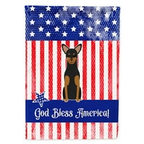 Carolines Treasures BB3023GF Patriotic USA Manchester Terrier Garden Size Flag
