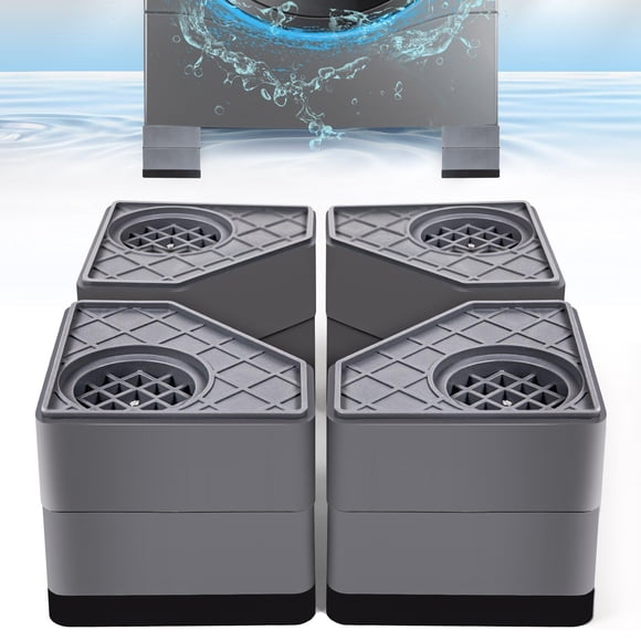 Juego de 4 almohadillas antivibratorias CUISIBOT para lavadora