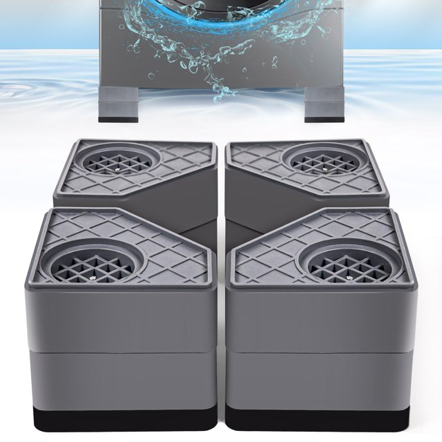 Juego de 4 almohadillas antivibratorias CUISIBOT para lavadora