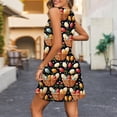 thumbnail image 7 of HOXZODT Womens Easter Bunny Dress Sleeveless V-Neck Casual A-Line Spring Summer Dress for Women Holiday Easter Outfit 2026, Dark Green, S, 7 of 7