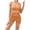 Orange, variant on Fsshion Two Piece of Sets for Womens Summer Plus Size Casual Solid Color Sleeveless Blouse Shorts Sports Set Yoga Suit U-neck Bra Sexy Seamless Knitting Fitness Clothing