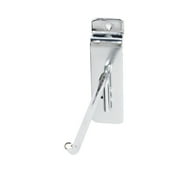 SSWBasics 6" Slatwall Hooks - Chrome - Pack of 50