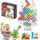 thumbnail image 1 of 64 Pcs Tetra Tower Balance Stacking Blocks Game, Board Games for 2 Players + Family Games [DB], 1 of 5