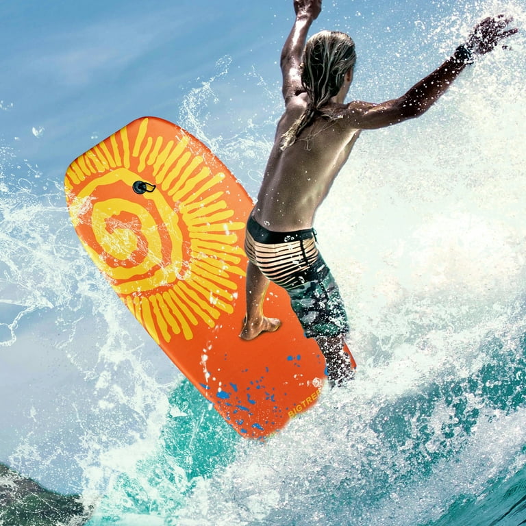 SAKURA Body Boards for Beach, Lightweight Body Board 37IN SAKURA Body Boards for Beach, Lightweight Body Board 37IN