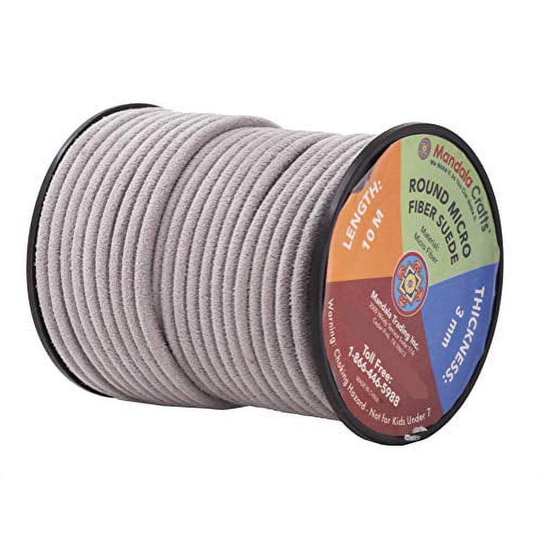 Vegan Leather Cord Faux Suede Cord for Jewelry Making Round Suede