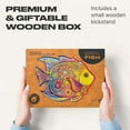 thumbnail image 6 of KAAYEE Shining Fish Wooden Jigsaw Puzzles for Adult,106pcs Unique Shape Puzzles for Best Gift, 6 of 7