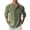 A-Army Green2077, variant on XIAOCHA Mens Solid Henley Long Sleeve Shirt Relaxed Fit Pocket Beach Casual Tops