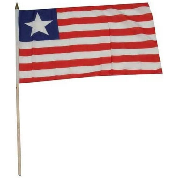 Us Flag Store Liberia Flag, 12 by 18-Inch