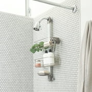 simplehuman Adjustable Shower Caddy, Stainless Steel and Anodized Aluminum