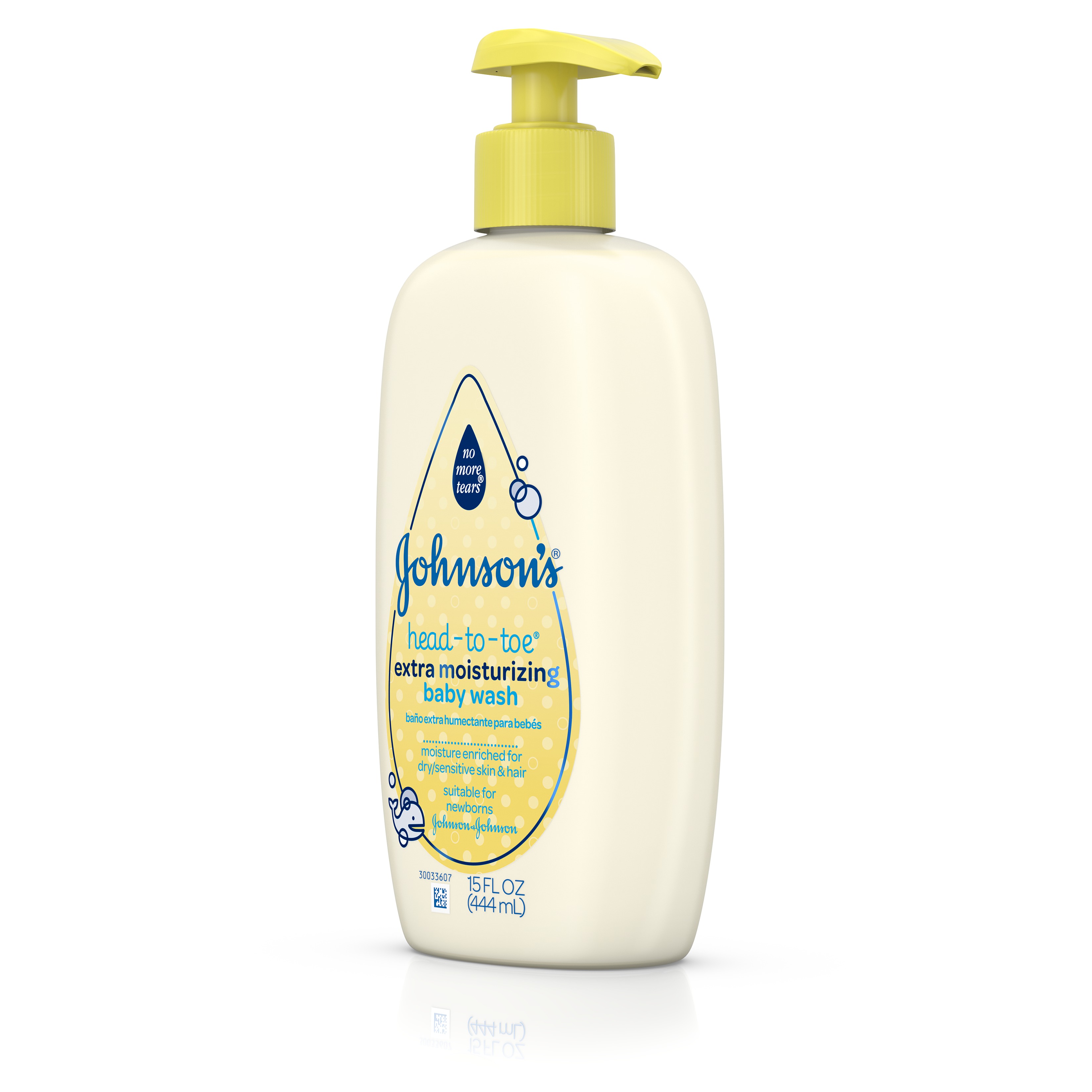 johnson's head to toe extra moisturizing baby wash