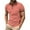 F166-Pink, variant on FYDUU Mens Athletic Polo Shirts Men's Casual Ribbed Lapel Button Business Work Shirts Short Sleeve Color Block T Shirts For Men Button T-Shirt Tops