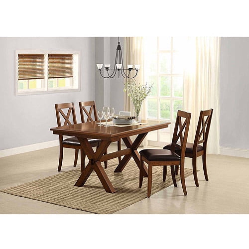 Better Homes and Gardens Maddox 5Piece Dining Set, Brown