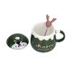 thumbnail image 4 of Taza navideña, taza navideña de 450 ml, linda taza de café de cerámica, probada y confiable, 4 of 8