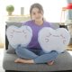 thumbnail image 3 of Almohada de peluche con forma de diente de Hesroicy, con varias expresiones lindas, cojín de peluche suave para la espalda, adorno de algodón PP, muñeco de dibujos animados con caries dental,, 3 of 8