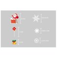 thumbnail image 4 of Agiferg Christmas Electrostatic Stickers Snowflake Elk Set Door Window Glass Stickers, 4 of 6