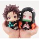 thumbnail image 2 of Figura de acción del Anime Demon Slayer de 8cm, Kamado Tanjirou, Kamado Nezuko, Kimetsu no Yaiba, juguete divertido de PVC, regalo para niños Gong Bohan LED, 2 of 2