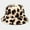 Yellow, variant on Awdenio Bucket Hats Women's Fashion Leopard Print Basin Hat Woolen Cloth Fisherman Hat Sun Hat