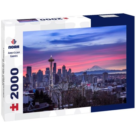Noah Jigsaw Puzzle Lakeland, Florida, USA Cityscape at city hall at dusk 2000 pieces