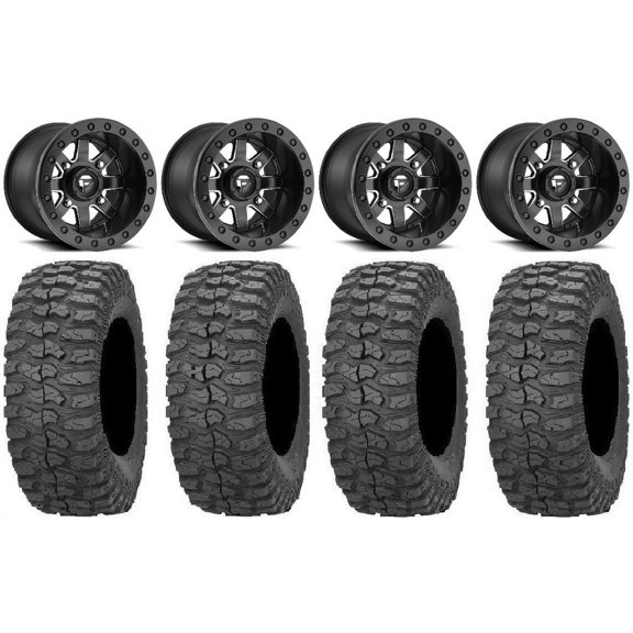 Fuel Maverick Beadlock 15" (4 3) Wheels 32" Rock-A-Billy Tires Polaris RZR XP 1000 / PRO XP / Ranger XP 900/1000