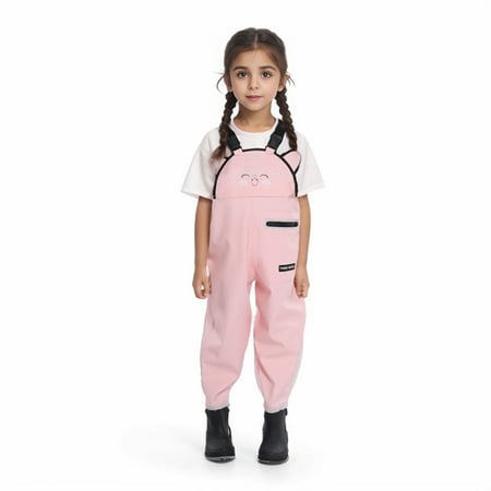 Kids Boys Girls Chest Waders Fishing Youth Waders Waterproof Hunting Waders with Boots Boys Waders Size 6T