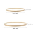 thumbnail image 6 of CIMAXIC 12pcs Floral Hoop for Wreath Crafting, Wedding Garland, Dream Catcher, Macrame Wall Hanging, 15 cm & 19 cm, 6 of 8