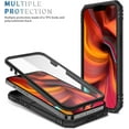 thumbnail image 2 of 12 Case for 12 Pro Case for iPhone 12/12Pro,with Stand & Camera Cover,Military Grade Drop Protection Phone Case-Black, 2 of 12