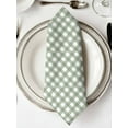 thumbnail image 2 of Sage Green Buffalo Plaid Cloth Napkins Washable Set of 4, Farmhouse Green White Checkered Reusable Dinner Table Napkins Cloth Bulk for Weddings Kitchen Restaurants Hotel Events Parties 20 x 20 Inch, 2 of 9