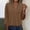 Brown, variant on 3/4 Length Sleeve Womens Tops V Neck Lace Embroidered Summer Blouses Loose Fit Tunic Dressy Casual