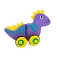 thumbnail image 4 of Juguete de de para bebé de dibujos animados creativos con ruedas para arrastrar, aprender, caminar, empujar y arrojar, juguetes para Dinosaurio Salvador Tire de los juguetes, 4 of 9