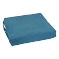 thumbnail image 3 of Blazing Needles Set of 4 Indoor Microsuede Chair Cushions, Teal, 3 of 4