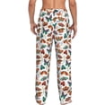 thumbnail image 3 of Picia Colorful Butterfly Mens Soft Woven Cotton Elastic Waistband Sleep Pajama Pant Lounge Sleep Pant With Pockets And Drawstring-Large, 3 of 9