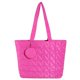 thumbnail image 1 of Bolso Mano 2 Piezas para Mujer Bolso Hombro Con Monedero Bolso Hobo Bolso Acolchado (rosa Rojo), 1 of 9