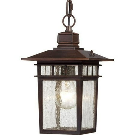 Nuvo 60-4955 - Cove Neck - 1 Light - 12" Outdoor Hang W/ Clear Seed Glass