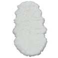 thumbnail image 3 of Walk on Me Faux Fur Area Rug Luxuriously Soft and Eco Friendly, 2' x 6', White, 3 of 6