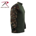 thumbnail image 2 of 90025 Woodland Camo Military Combat Shirt, 2 of 3