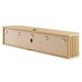 thumbnail image 4 of Modway Fortitude 63" Wall-Mounted TV Stand in Oak, 4 of 10
