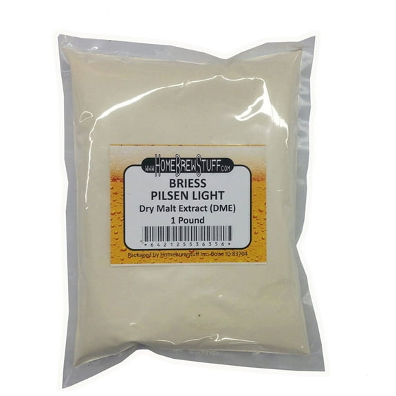 Homebrewstuff Pilsen Dry Malt Extract (DME) – 1 lb Bag – Light Base for Homebrewing Beer